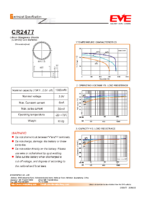 CR2477 3.0 v 1000 mAh diam 24.50 x 7.7 mm