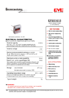 EF651615 LTC-3PN 3.6 v 0.40 Ah 16.80 x 7.00 x 15.80 mm