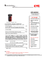 ER14250V 3.6 v 1.2 Ah 25.40 x 14.50 mm Atex